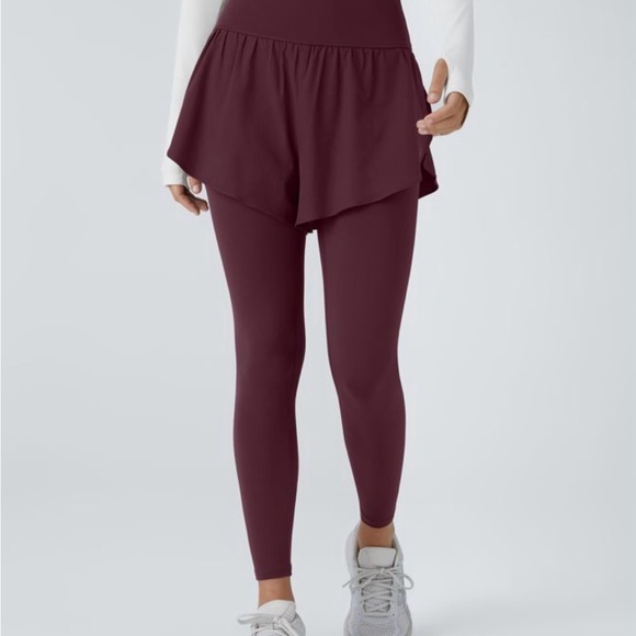 HALARA Breezeful High Waisted 2-in-1 Quick Dry 7/8 Training Leggings | Medium - Picture 3 of 6